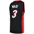 Custom #3 Black 2012 MIA Basketball Shirt Top