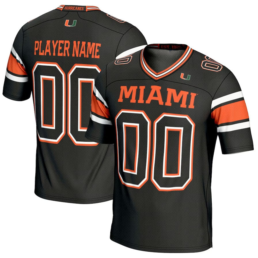 Custom Black Football Shirt Top