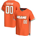 Custom Orange Baseball Shirt Top