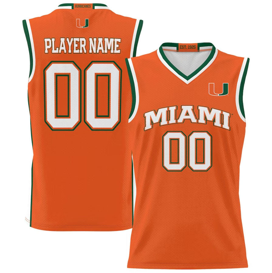 Custom Orange Basketball Shirt Top