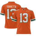 Custom #13 Orange Football Shirt Top
