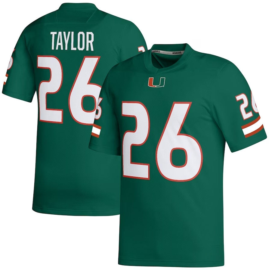Custom #26 Green Football Shirt Top