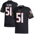 Custom #51 Black Football Shirt Top