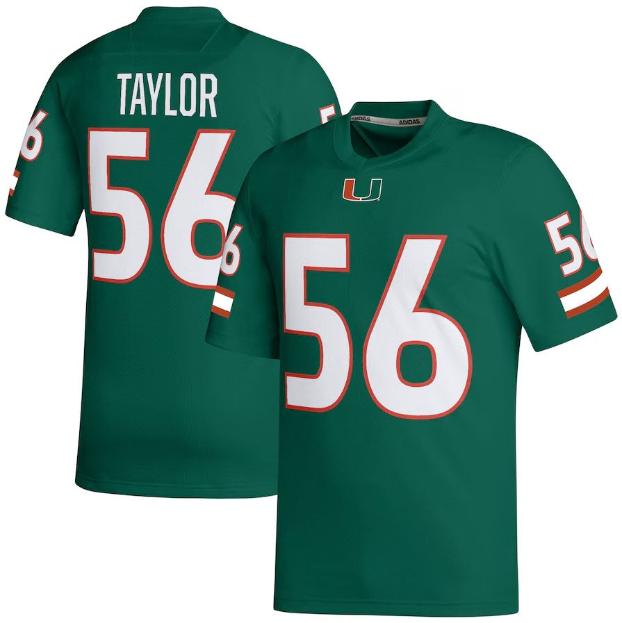 Custom #56 Green Football Shirt Top
