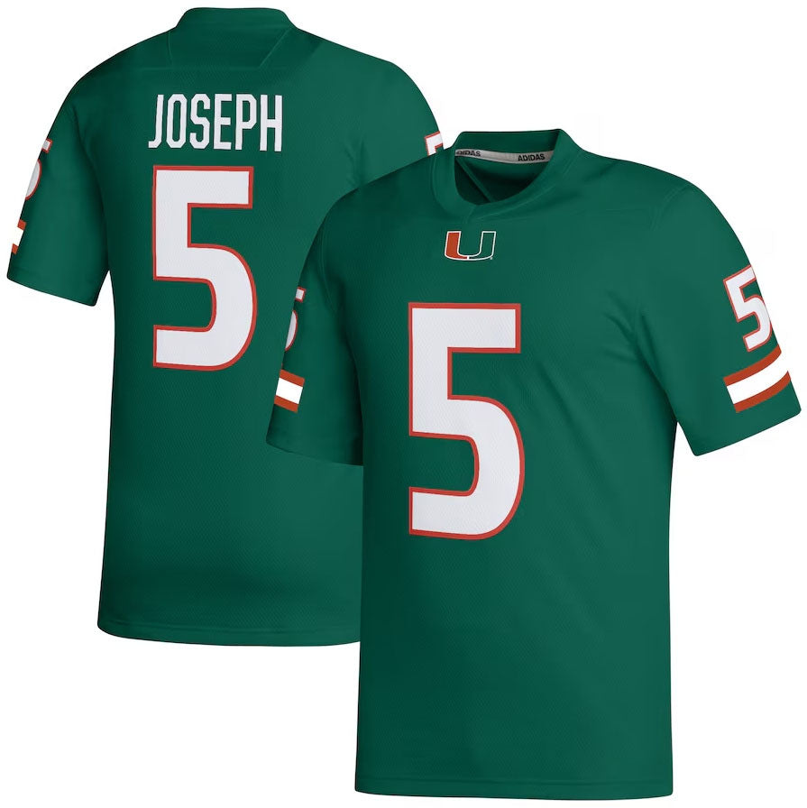 Custom #5 Green Football Shirt Top