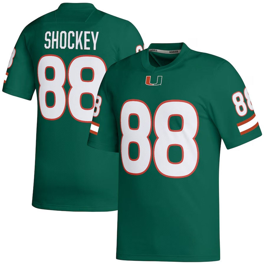Custom #88 Green Football Shirt Top