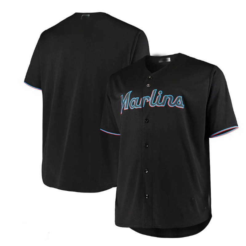Custom Black MIA Baseball Shirt Top