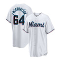 Custom #64 White MIA Baseball Shirt Top
