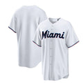 Custom White MIA Baseball Shirt Top