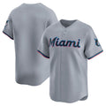 Custom Gray MIA Baseball Shirt Top