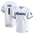 Custom #1 White MIA Baseball Shirt Top