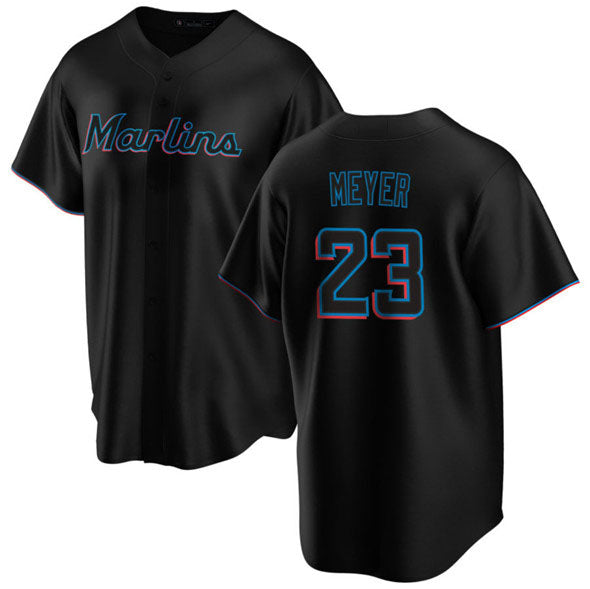 Custom #23 Black MIA Baseball Shirt Top