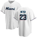 Custom #23 White MIA Baseball Shirt Top