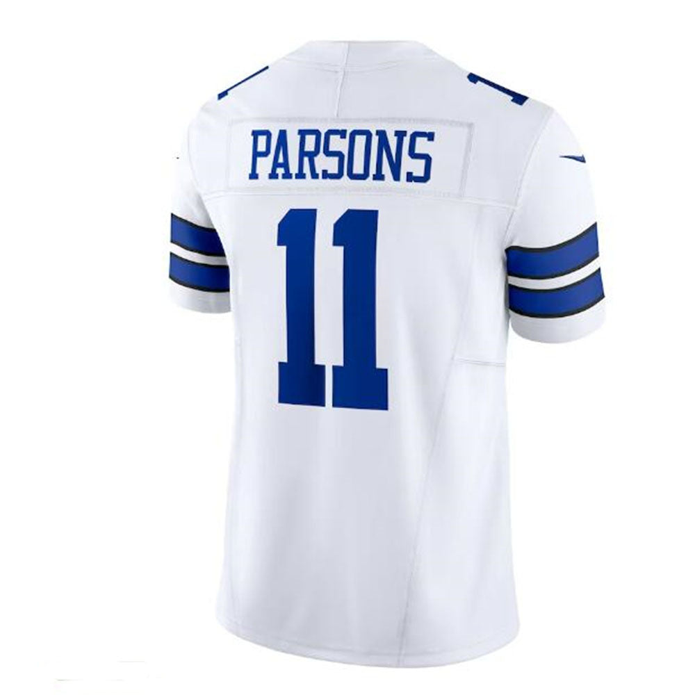 Custom #11 White DAL Football Shirt Top