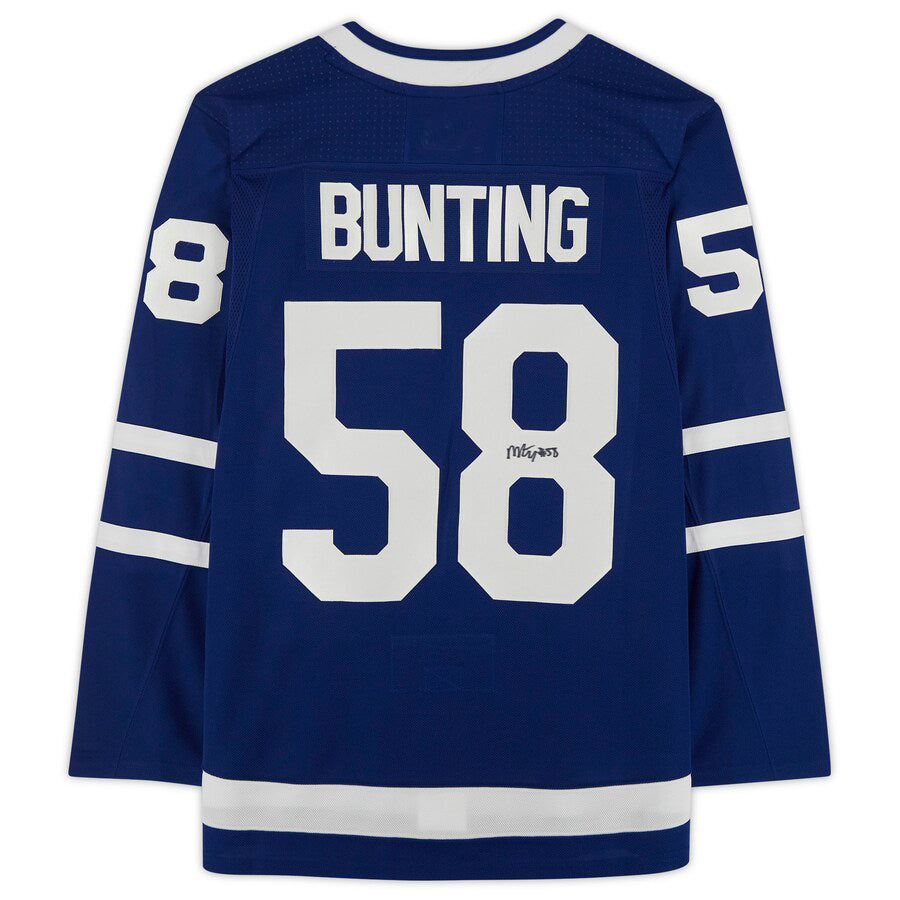 Custom #58 Blue TOR Hockey Shirt Top