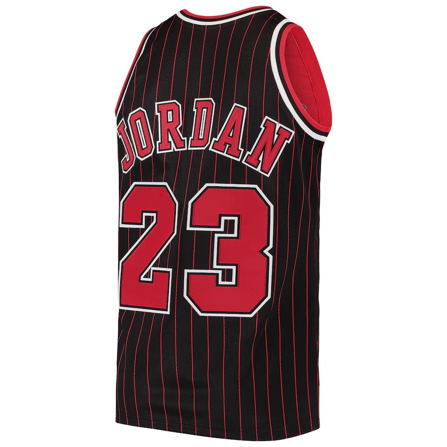 Custom #23 Black 1996 CHI Basketball Shirt Top