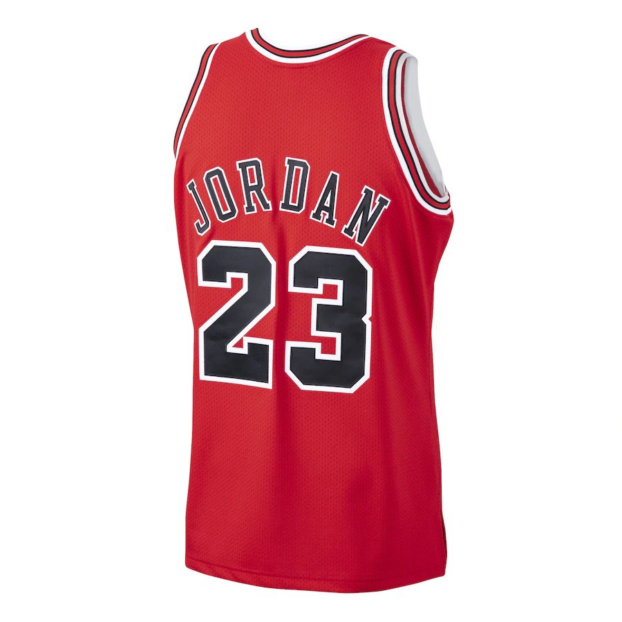 Custom #23 Red 1997 CHI Basketball Shirt Top