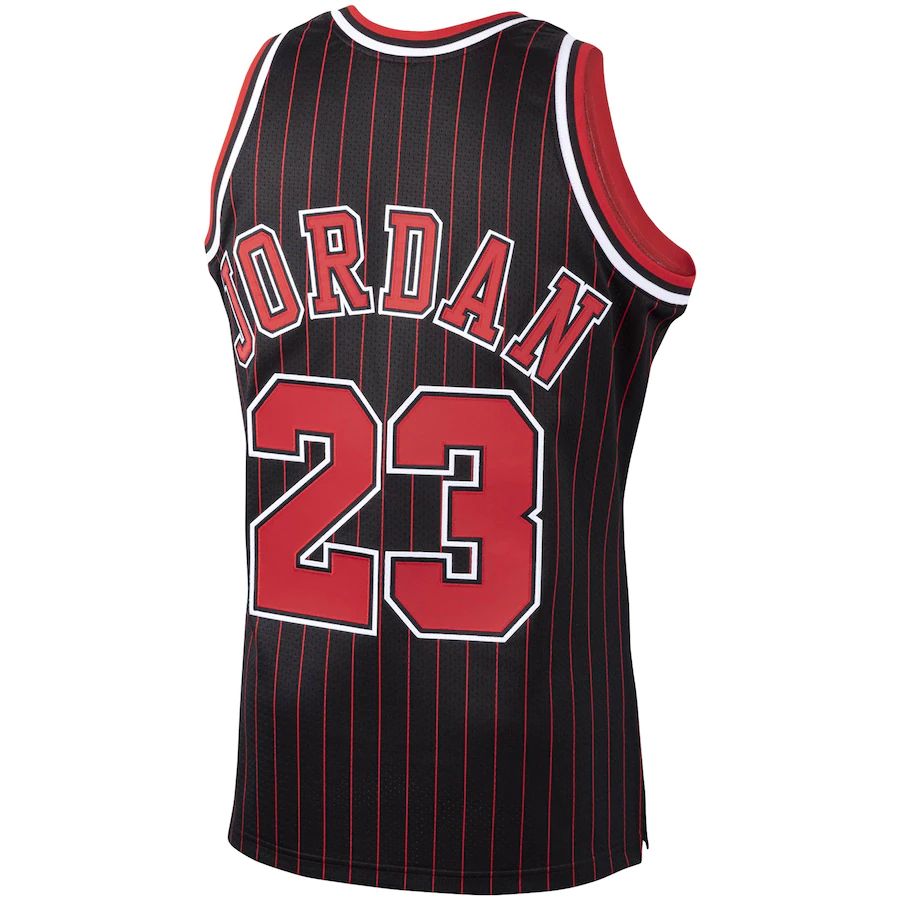 Custom #23 Black 1995 CHI Basketball Shirt Top