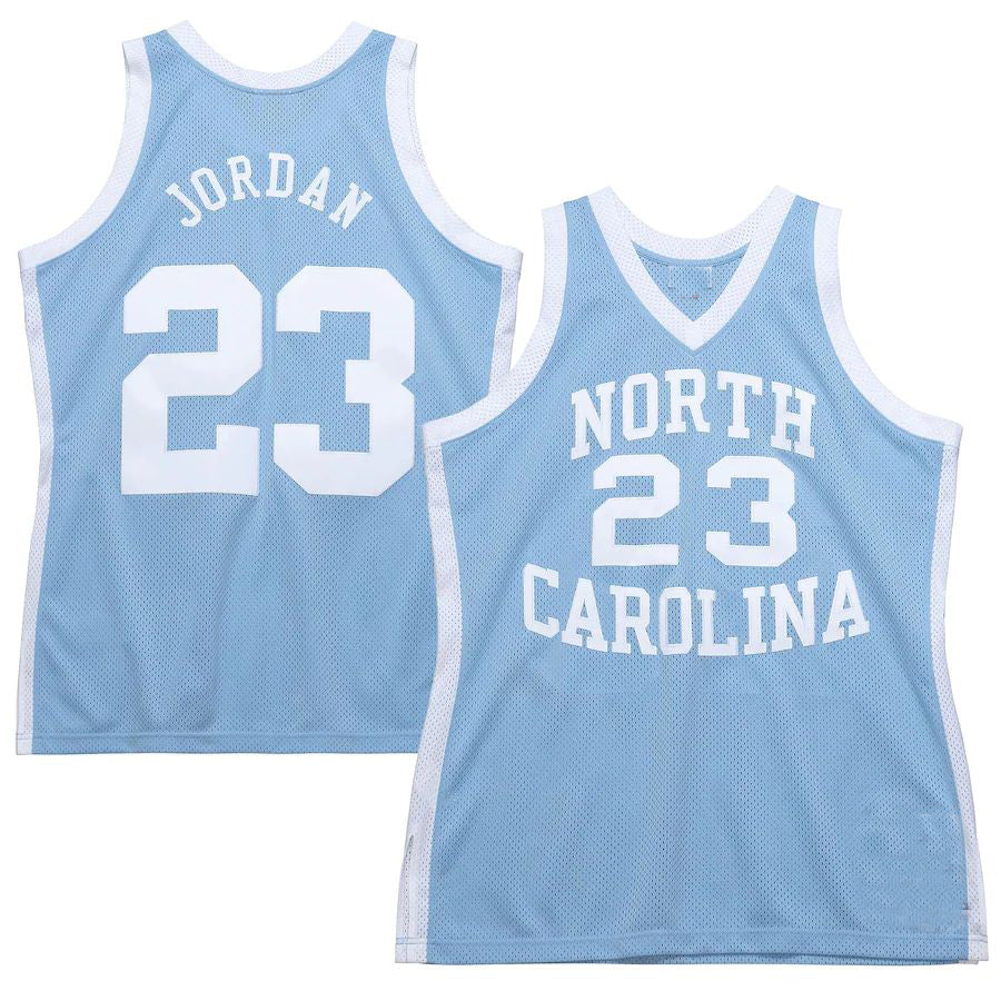 Custom #23 Carolina Blue 1983 Throwback College Shirt Top