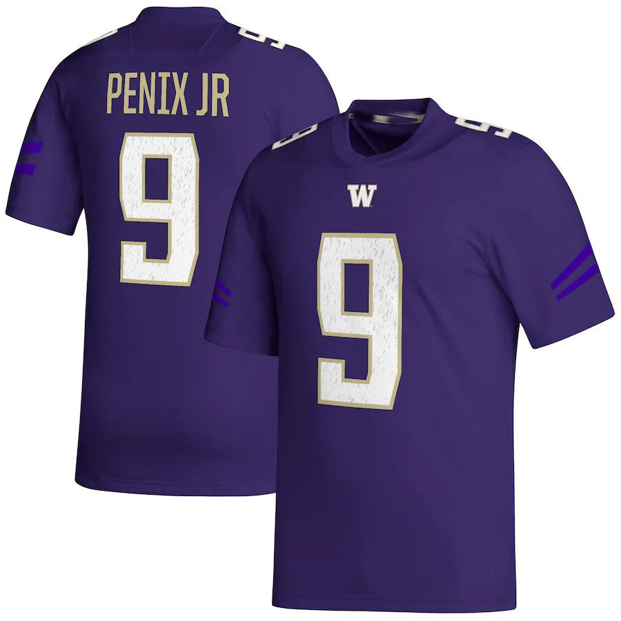 Custom #9 Purple Football Shirt Top