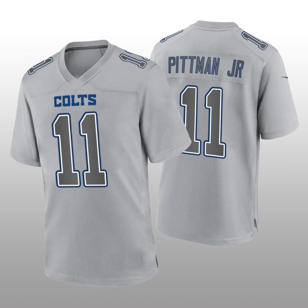 Custom #11 Gray IND Football Shirt Top