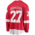 Custom #27 Red DET Hockey Shirt Top