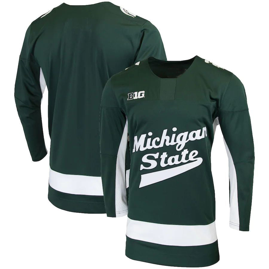 Custom Green Hockey Shirt Top