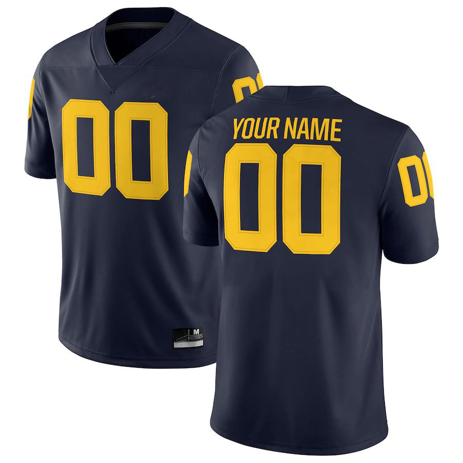Custom Navy Football Shirt Top
