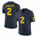 Custom #2 Navy Blue College Shirt Top