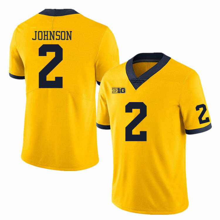 Custom #2 Yellow College Shirt Top