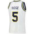 Custom #5 White 1991 College Shirt Top