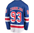 Custom #93 Blue Hockey Shirt Top