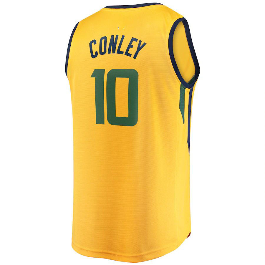 Custom #10 Gold UTA Basketball Shirt Top
