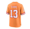 Custom #13 Orange Throwback TB Football Shirt Top