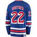 Custom #22 Blue Hockey Shirt Top