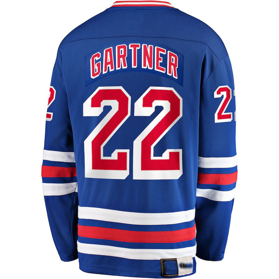 Custom #22 Blue Hockey Shirt Top