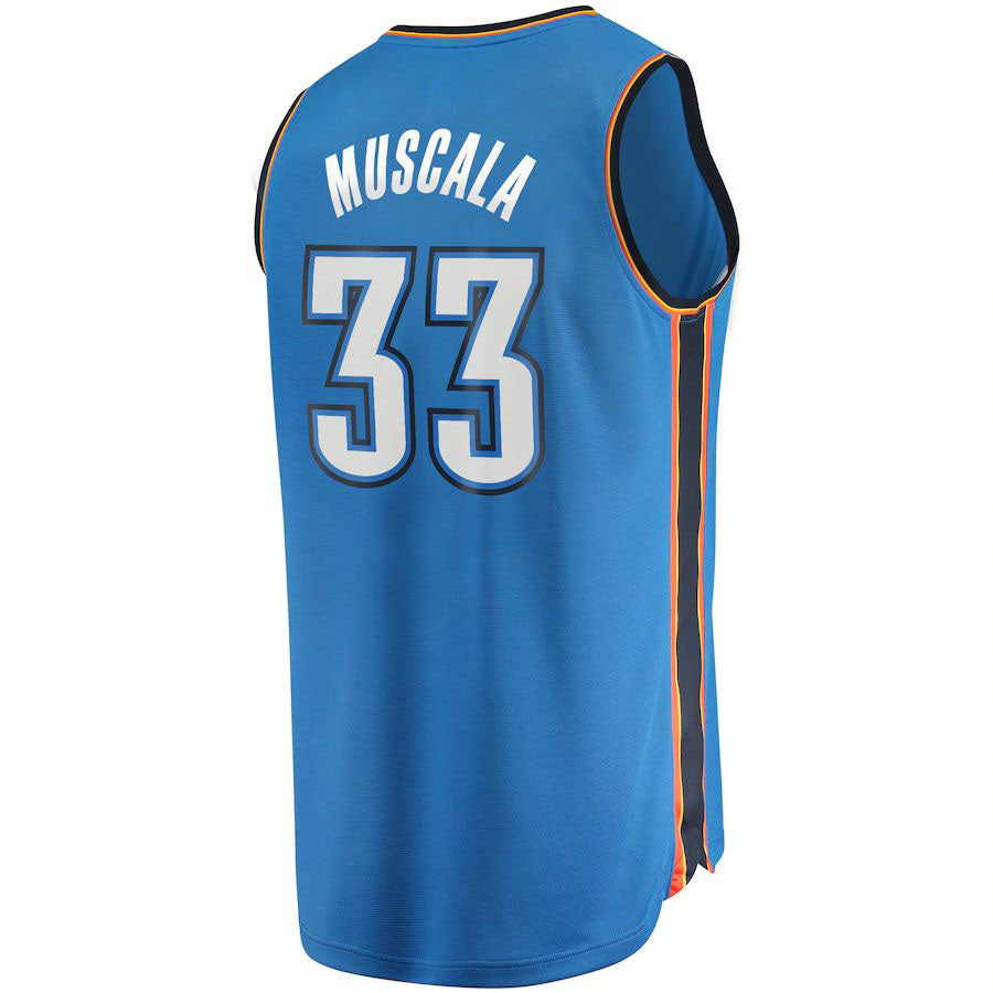 Custom #33 Blue OKC Basketball Shirt Top