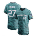 Custom #27 Teal 2023 Baseball Shirt Top