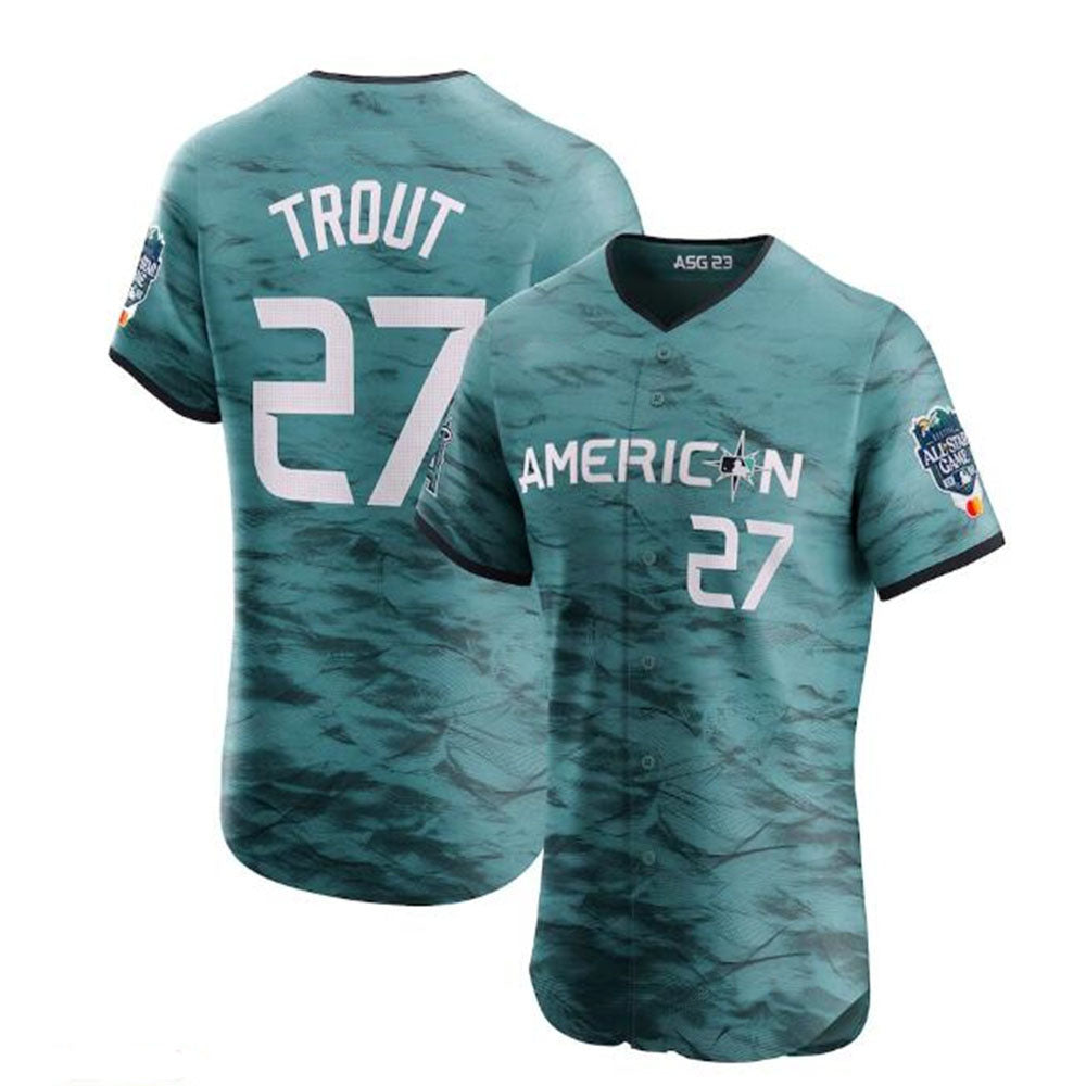Custom #27 Teal 2023 Baseball Shirt Top
