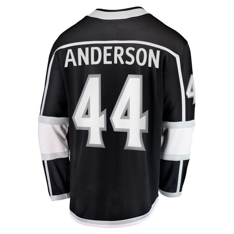 Custom #44 Black LAK Hockey Shirt Top