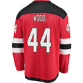 Custom #44 Red NJD Hockey Shirt Top