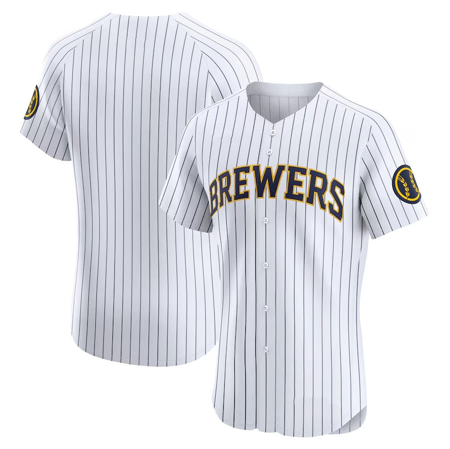 Custom White MIL Baseball Shirt Top