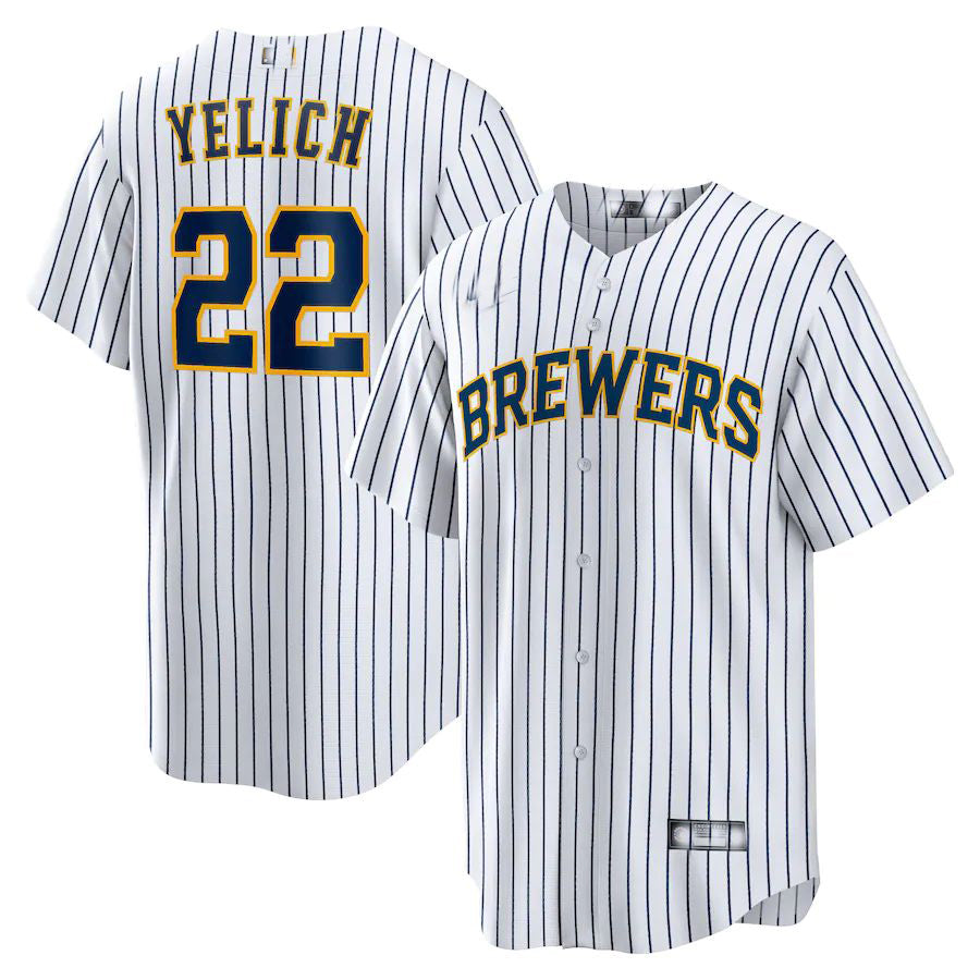 Custom #22 White MIL Baseball Shirt Top