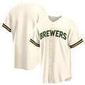 Custom Cream MIL Baseball Shirt Top