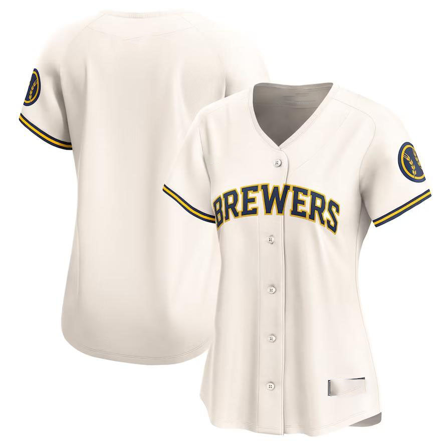 Custom Cream MIL Baseball Shirt Top