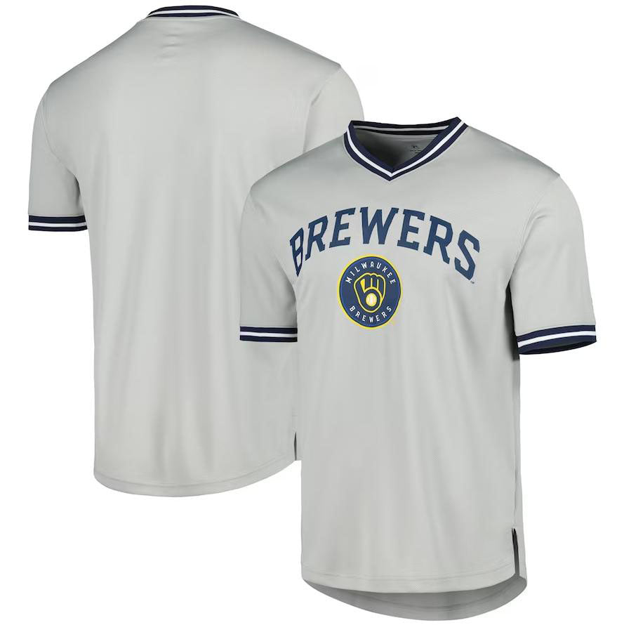 Custom Gray MIL Baseball Shirt Top