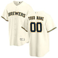 Custom Cream MIL Baseball Shirt Top