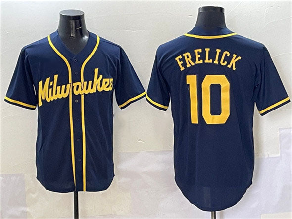 Custom #10 Navy MIL Baseball Shirt Top