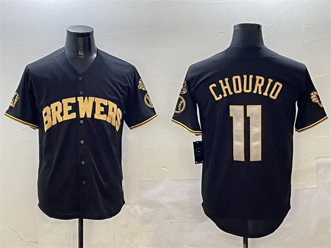 Custom #11 Black MIL Baseball Shirt Top
