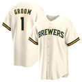 Custom #1 White MIL Baseball Shirt Top